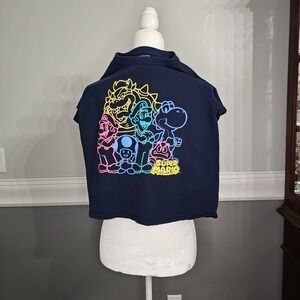 Nintendo Super Mario Graphic Black T-Shirt Youth Size S (8)